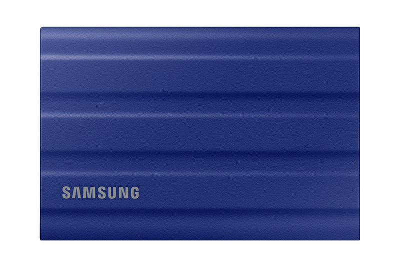 Samsung T7 Shield Hard Drive SSD 2TB USB-C Blue