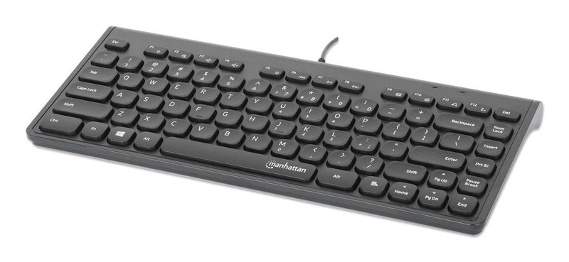 Manhattan Slim USB Mini-teclado 1.5M Cable Black