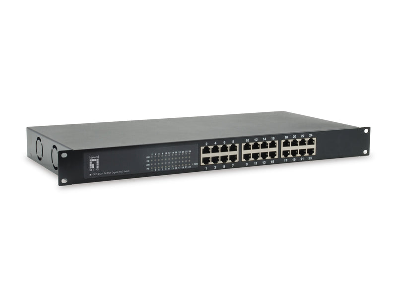Levelone Switch 24X Ge GEP-2421W5 19 500W 24XPOE