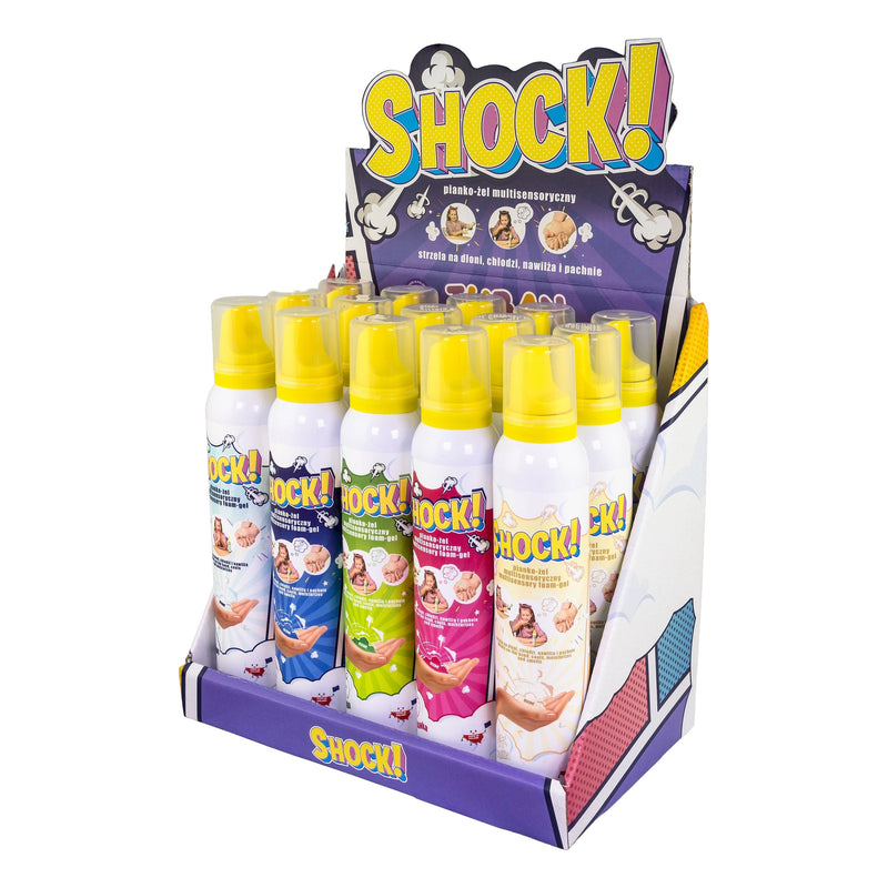Pianko-zel Shock 200ML Display 15 Units Mix