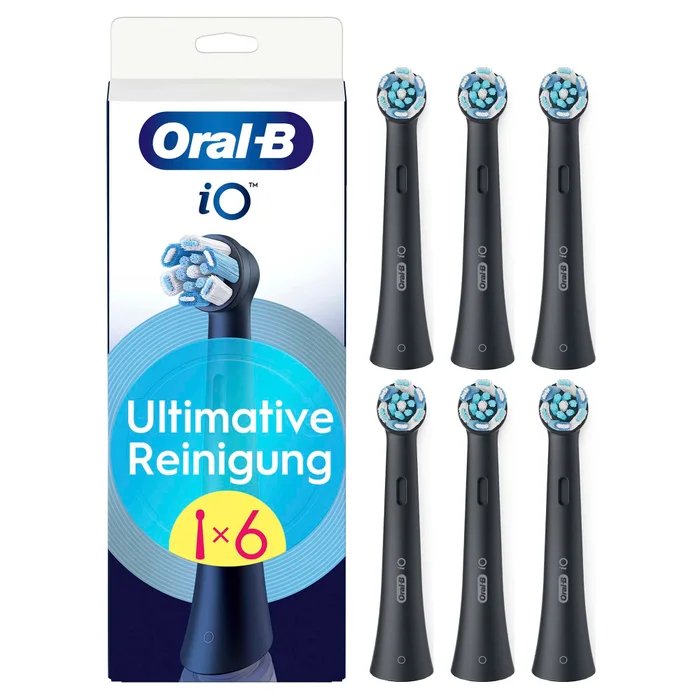 Oral-b Head Brush Sonic 8700216194693 / Io Ultimative Reinigung 6-PACK Black