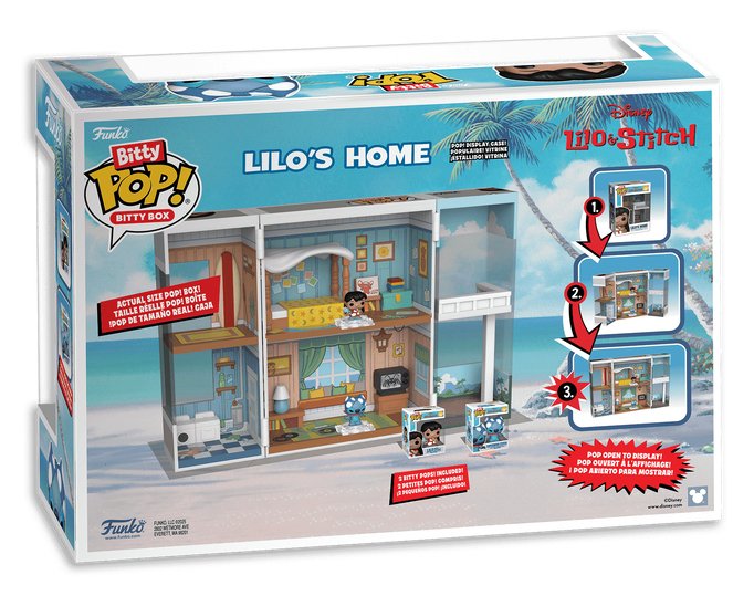 Figure Bitty Pop Boxes Disney Stitch Lilo's Home