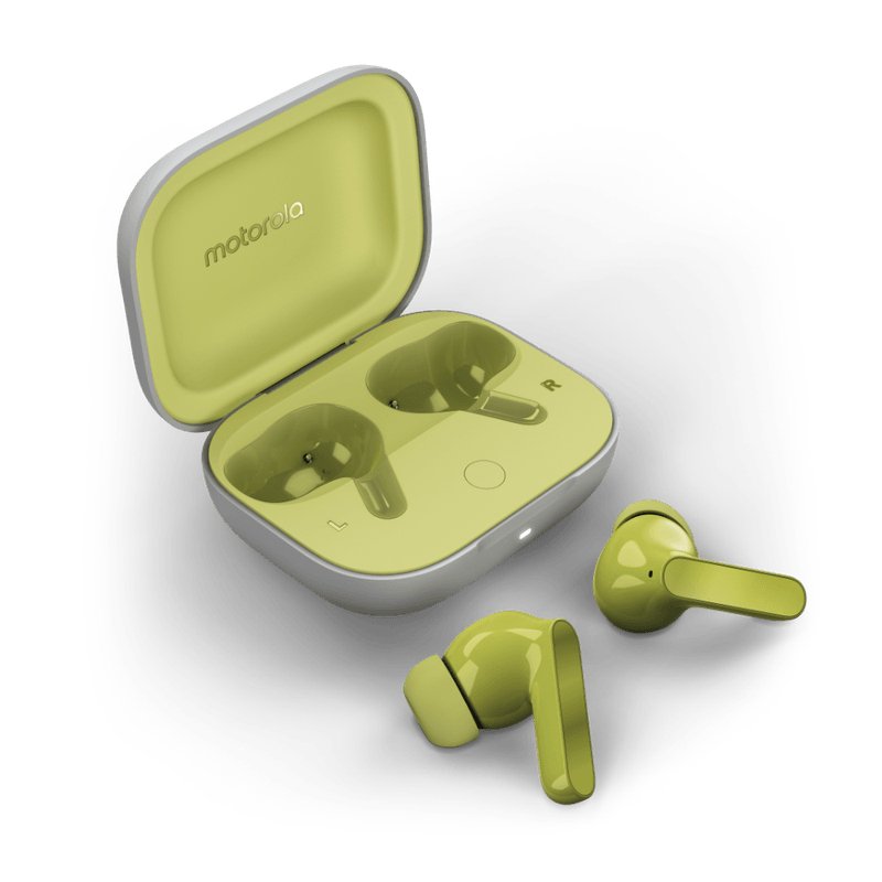 Motorola Auriculares Moto Buds, Con Micrófono Verde Claro