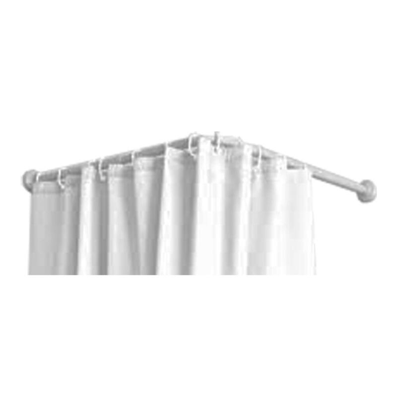 Barra Curtain Curva White 80X80CM Edm
