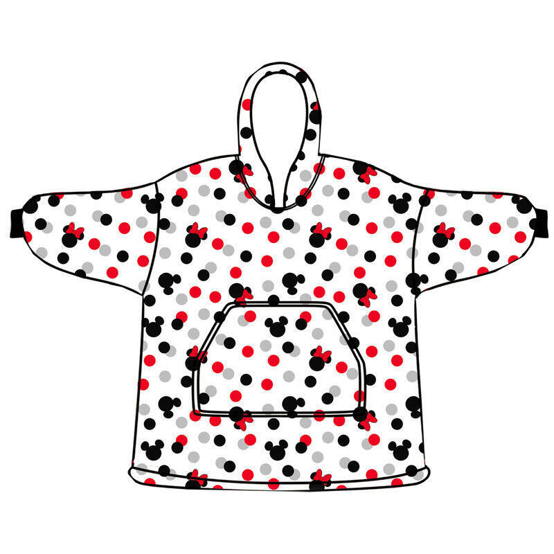 Disney Bata Hoodie Oversize Minnie Coral Kids