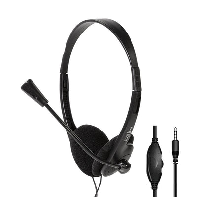 Logilink HS0055 Headphones Alámbrico Diadema Jack 3,5-MM Black — image 1