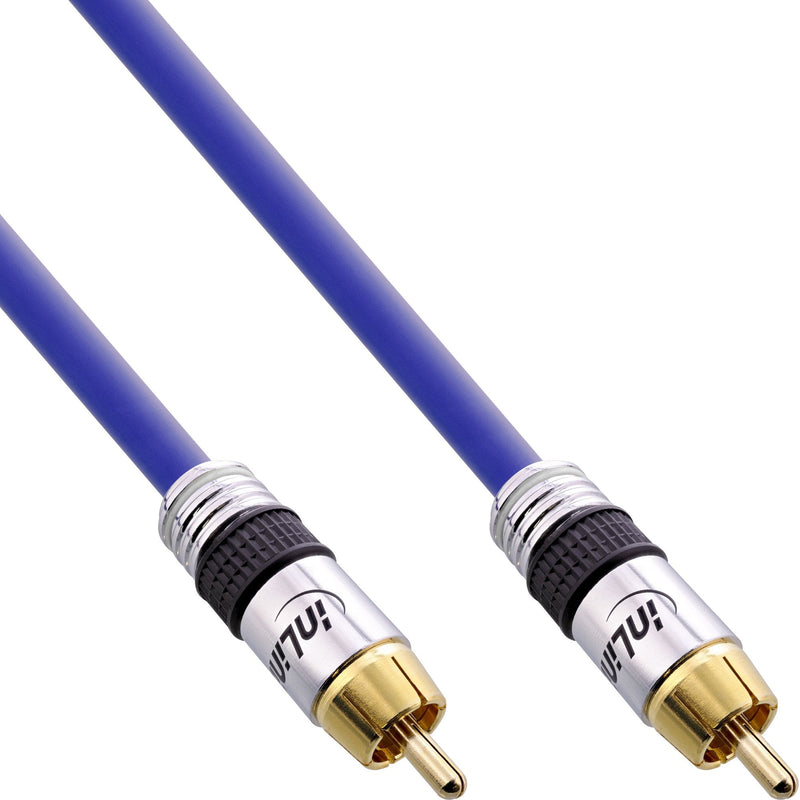 Inline Cable Audio Premium Rca 1X Rca Male a Male 20M