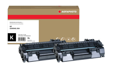 Agfaphoto APTHP505ADUOE Cartridge Toner 2 Pieces Black — image 1