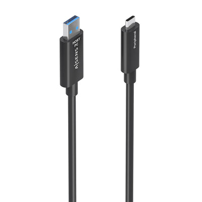 Aisens Cable USB 3.2 GEN2X1 10Gbps Aoc Body Only Datos, USB-A/M-usb-c/M, Black 40M — image 1