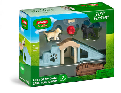 Schleich Farm World Abenteuerzeit Welpen 42763 — image 1