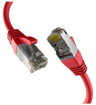 Efb CAT.8.1 Red 0,25M RJ45 Network Cable S FTP Pimf