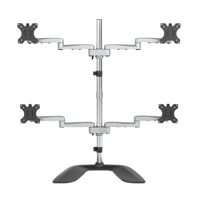 StarTech.com Base Stand Desk 4 Monitores - Articulado - Steel And Aluminium