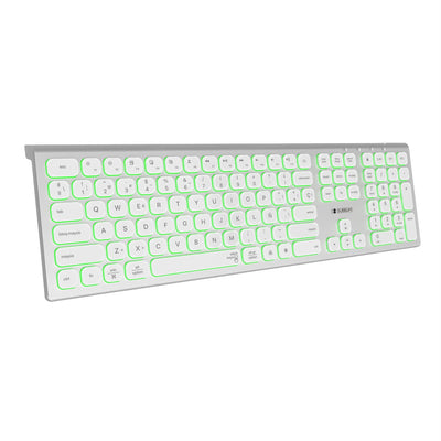Subblim Keyboard Spanish Wireless Master Silver And White — image 1