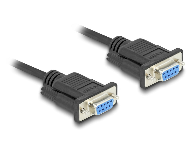 Delock 86824 Cable Serie RS-232 D-SUB9 Female a Female 2M