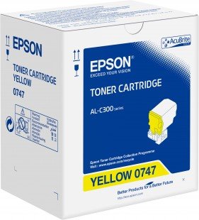Epson Genuine Toner C13S050747 Yellow 8.8K