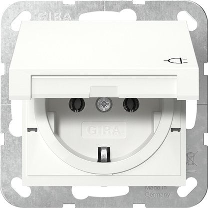 Gira 445427 Schuko Kd System 55 White Puro M — image 1
