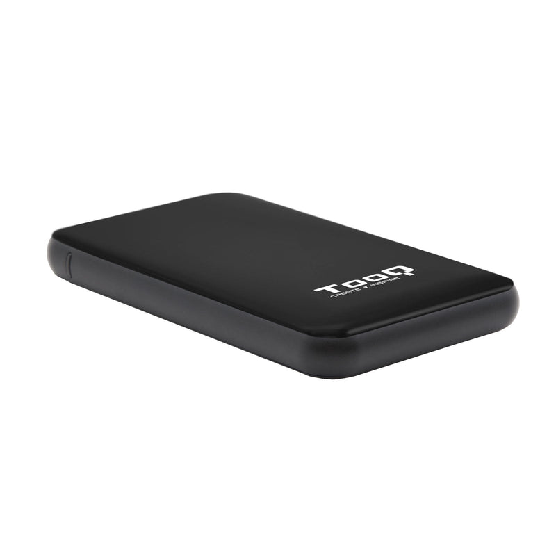 TooQ Housing External HDD/Sdd 2.5 Up To 9.5MM SATA USB 3.0/3.1 Gen 1 - Without Screws - Black