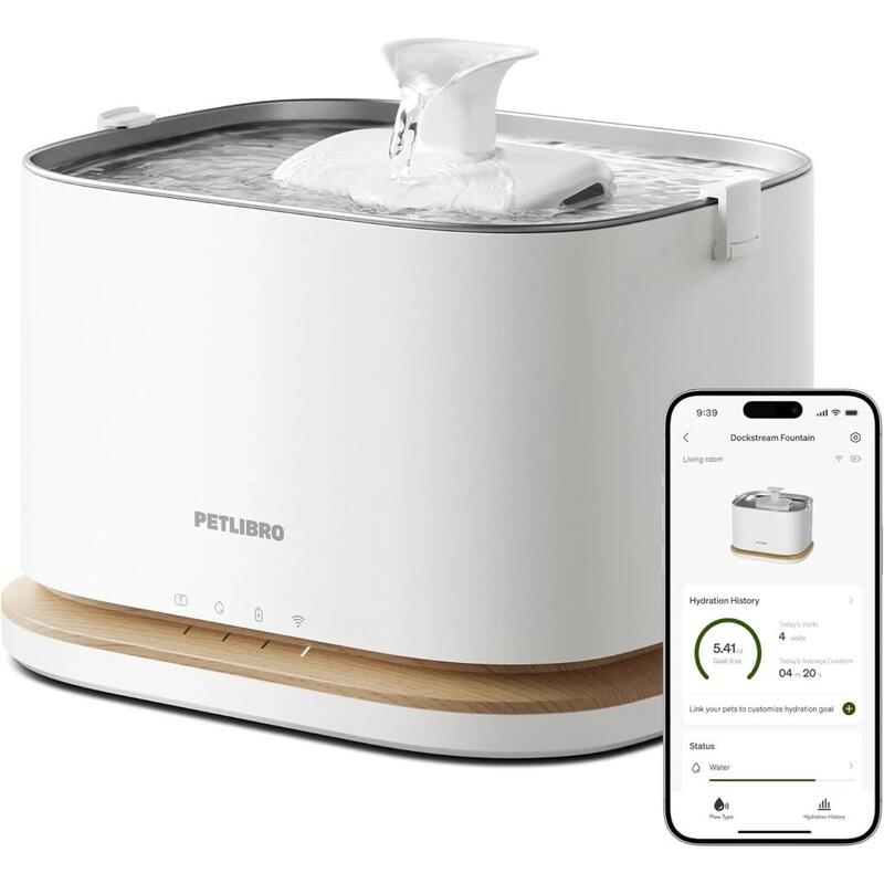 Petlibro Bebedero Dockstream 2.5L Petlibro App Wi-Fi 2,5L