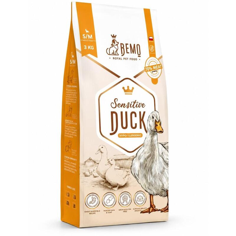 Bemo Sensitive Duck Small/Medium Mono - Alimento Seco Perros - 3KG
