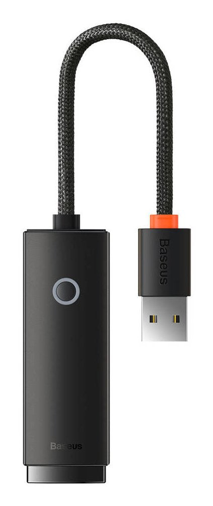 Baseus Adapter Network Ethernet Serie Lite USB-A a Port LAN RJ45 (100Mbps) Black (WKQX000001) — image 1