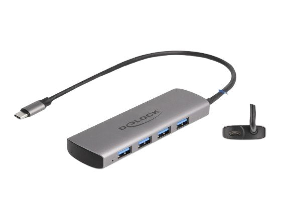 Delock Hub USB 10Gbps 4 Port USB Typ-a With USB Type-c Anschluss