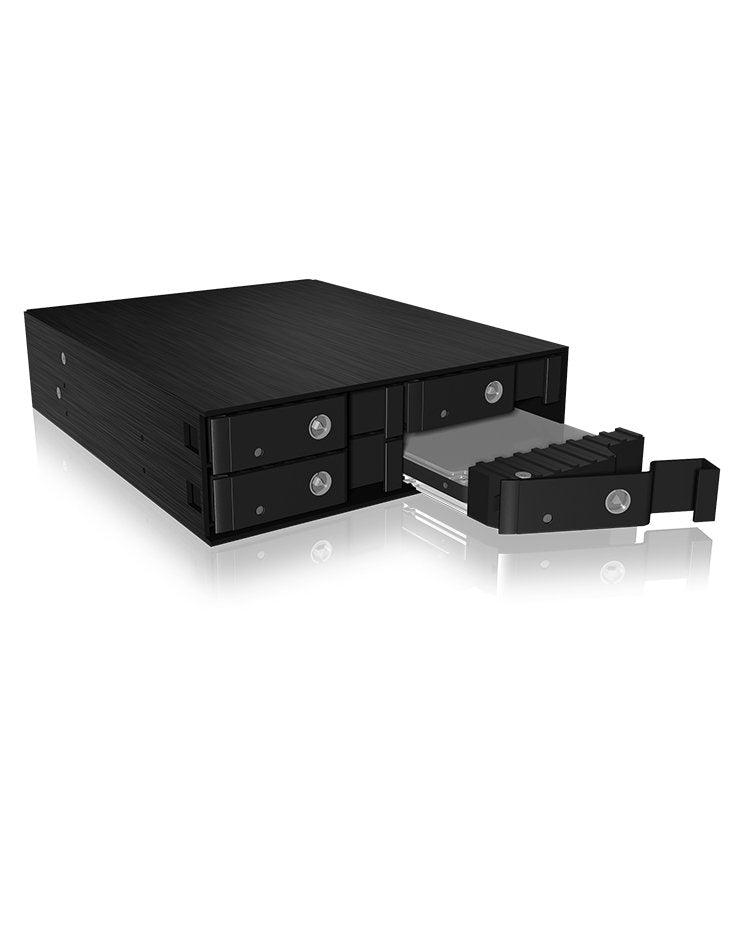 Icy Box IB-2240SSK 13,3CM (5.25) Tray Hard Drive Black Chasis Intercambiable Black 13,3CM (5.25), Tray Dis