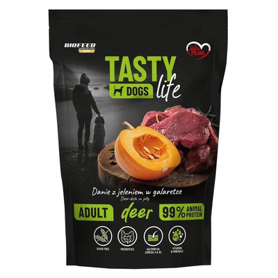 Biofeed Tasty Dog Life Jelen 90% Saszetka 500G — image 1