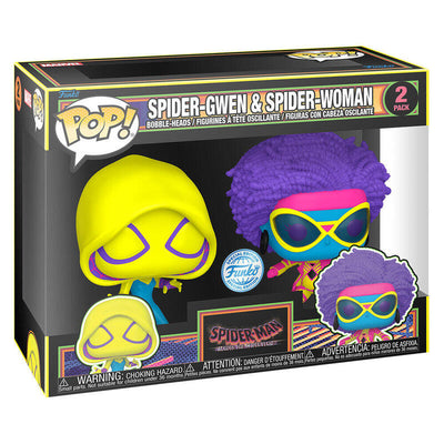 Blister 2 Figuras Pop Spider-man Spider-gwen & Spider-woman Exclusive — image 1