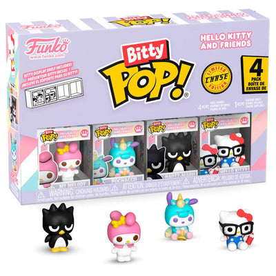 Blister 4 Figuras Bitty Pop Hello Kitty And Friends My Melody — image 1