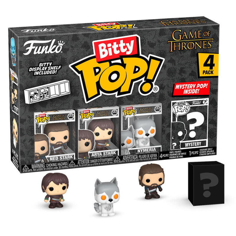 Blíster 4 Figuras Bitty Pop Set de Tronos Ned Stark