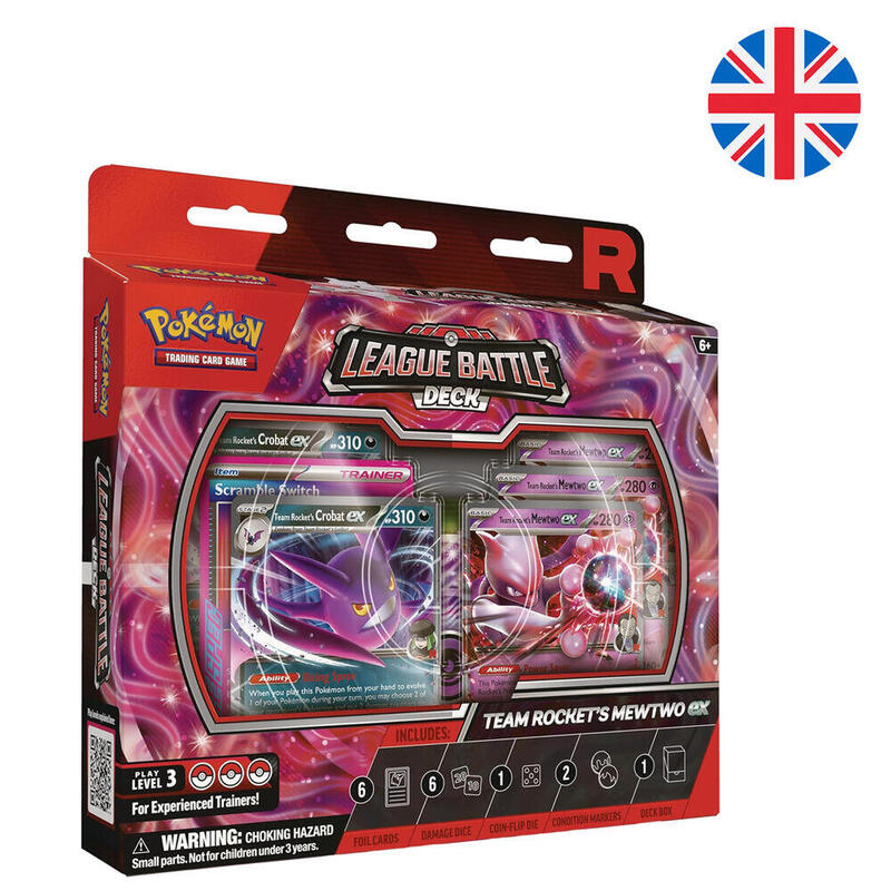 Pokemon Blister Cartas League Battle Deck Team Rockets Mewtwo Ex English