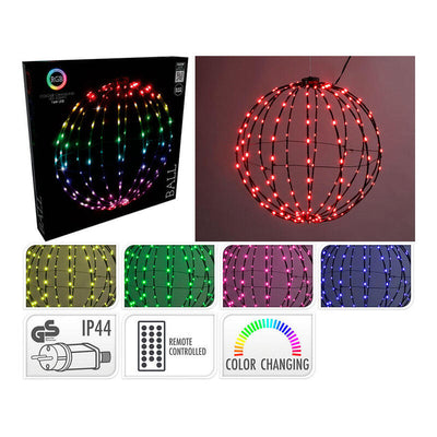 Bola Metalica Foldable With 168 LED RGB Ø40CM — image 1