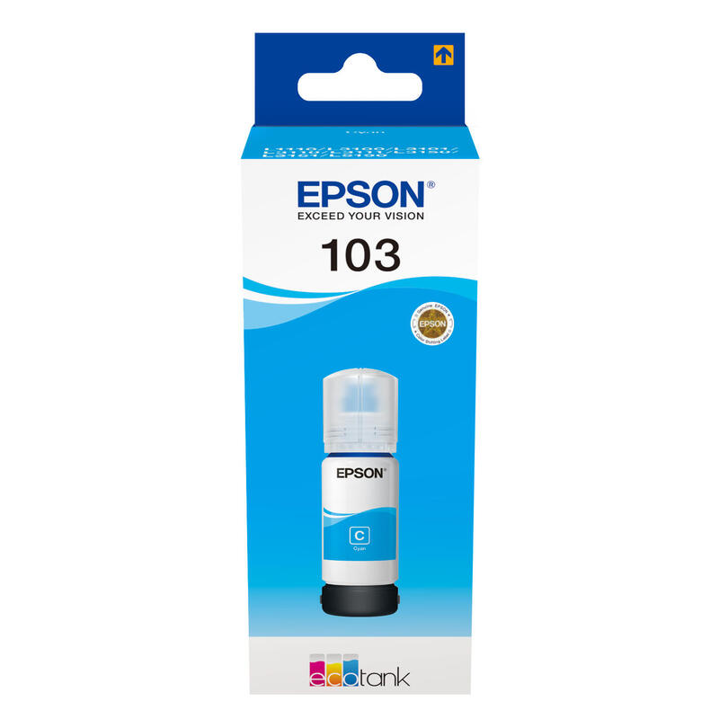 Epson Bottle Genuine 103 Cyan - C13T00S24A10 ML-65