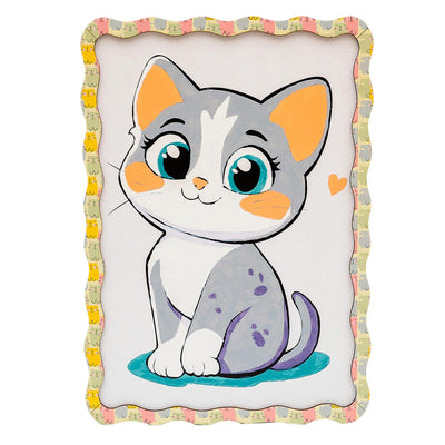 BusyKids Kitten Paint-by-Numbers Kit