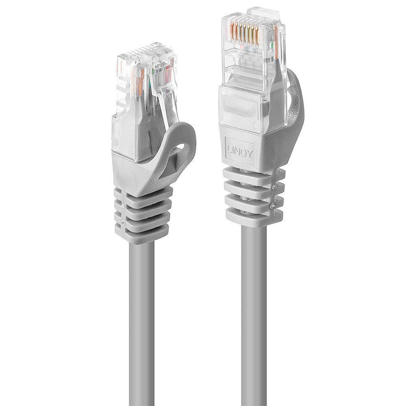 Lindy Network Cable CAT.5E U/UTP Grey 2.00M