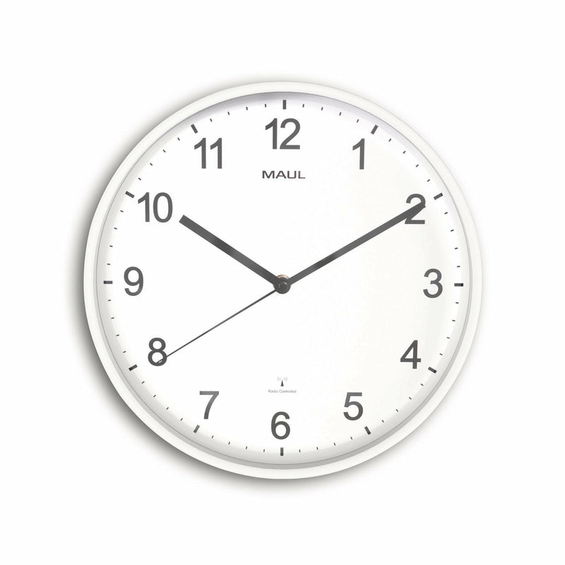 Maul Maulsprint, Watch Pared (30CM Diámetro, Radio Con Ajuste Automatic Tiempo, Optima Salón, Bedroom Cocina