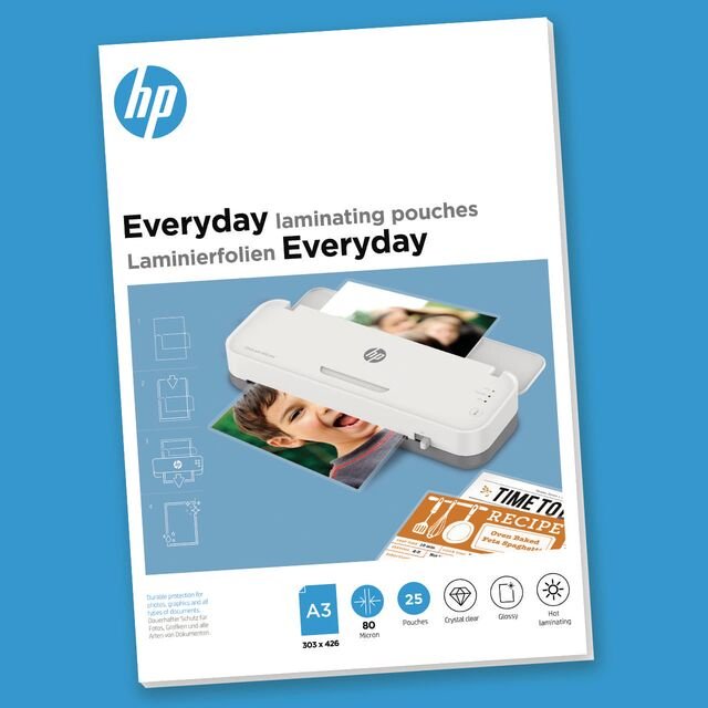 HP Bags Plamificadoras Everyday A3 80 Micras 25X