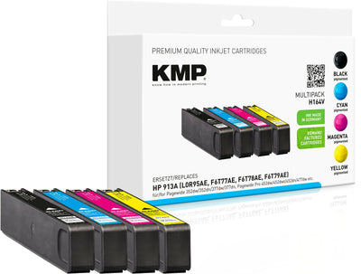 Kmp Toner Compatible HP 913A 3000-3500 Copias. H164V Black Cyan Magenta Yellow — image 1