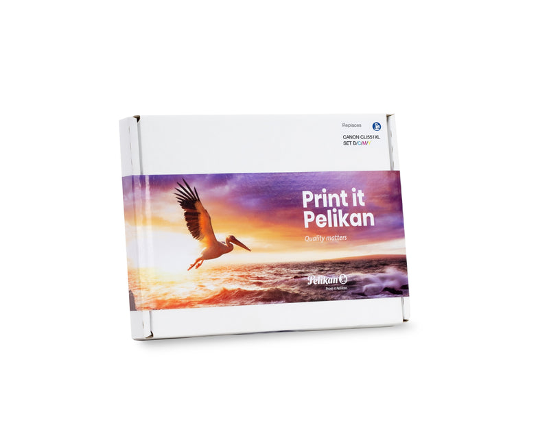 Pelikan Canon CLI-551XL Multi-pack B/C/M/ And