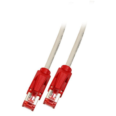 Efb RJ45 Network Cable CAT.6 S FTP Lszh Draka UC900 TM21ROJO Crossed Grey 1M — image 1