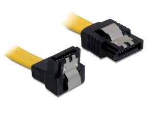 Delock 0.2M SATA M/M Cable SATA 0,2M Yellow