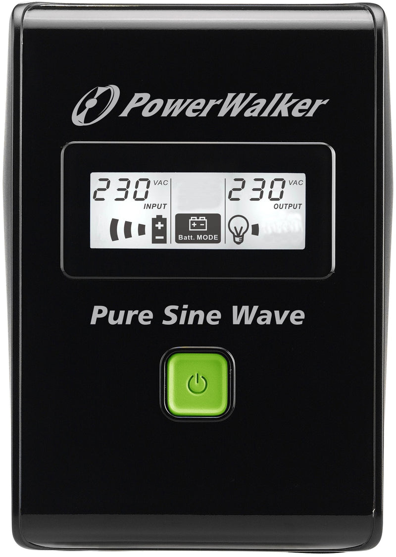 Power Walker UPS Line-interactive 800VA 2X Pl 230V, Pure Sine, RJ11/RJ45,USB, LCD