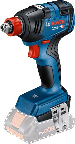 Bosch Professional Atornillador Impacto Wireless Gdx 18V-200 Professional Body Only 18 Voltios Blue/Black With — image 1