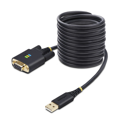 StarTech.com 1P10FFCN-USB-SERIAL Cable Serie Black 3M USB Type a dB-9 — image 1