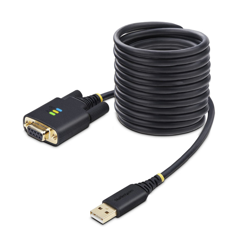 StarTech.com 1P10FFCN-USB-SERIAL Cable Serie Black 3M USB Type a dB-9