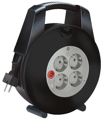 Brennenstuhl Vario Line Alargo 15M 4 Salidas AC Black Grey