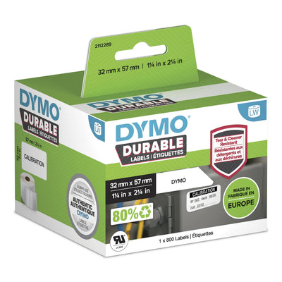 Dymo Durable White Label Printer Self-adhesive — image 1