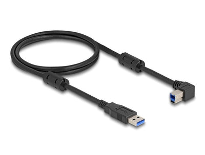 Delock USB 5Gbps Cable Type a Connector Male a Type B Connector Male 90° Izquierda Angulado 1M — image 1