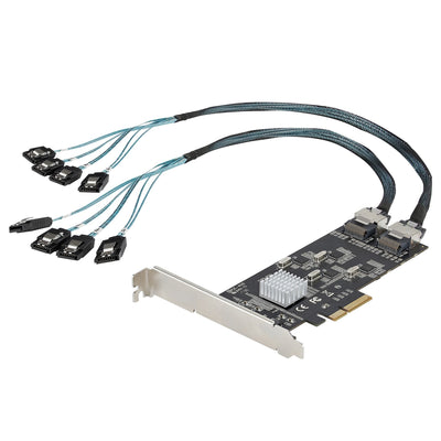 StarTech Card PCIE 8 Ports SATA 8P6GPCIESATASTT — image 1