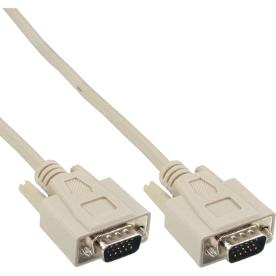 Inline Cable VGA 15 Pin HD Male a Male Grey 1M — image 1